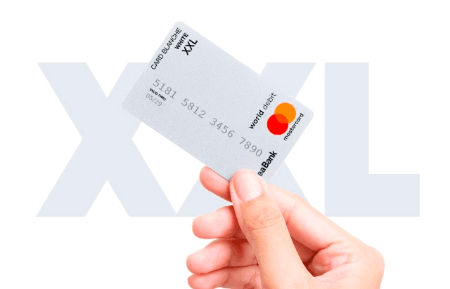 Кредитна картка Card Blanche White XXL