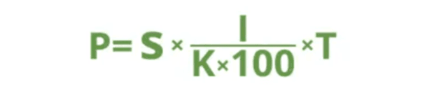 формула депозита