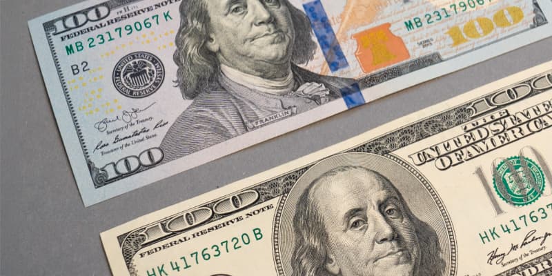 доллары нового образца